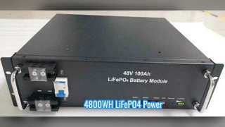 100A LiFePO4 ব্যাটারি 4800WH লং লাইফ পাওয়ার