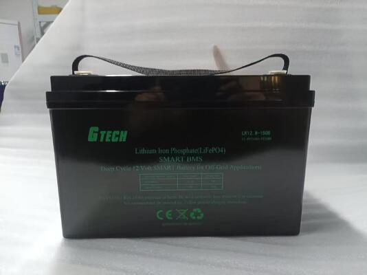 G TECH 12.8V 150Ah LiFePO4 Battery with 6000 Cycles for Solar Energy Storage