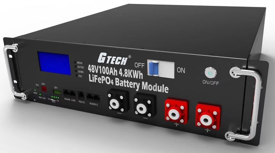 দীর্ঘ জীবন 51.2V 100Ah শক্তি সঞ্চয় করার জন্য লিথিয়াম ব্যাটারি ওয়াইফাই