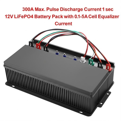 300A সর্বোচ্চ। পলস ডিসচার্জ বর্তমান 1 সেকেন্ড 12V LiFePO4 ব্যাটারি প্যাক 0.1-5A সেল ইকুইলাইজার বর্তমান সঙ্গে
