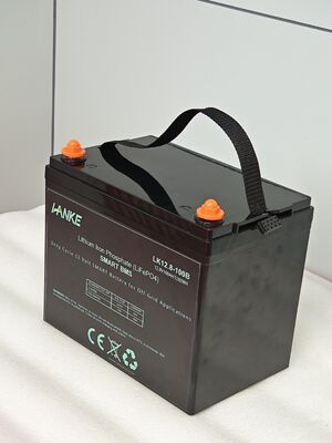 G TECH 12.8V 100Ah LiFePO4 Battery with 6000 Cycle Life and Transparent Housing for Solar Energy Storage