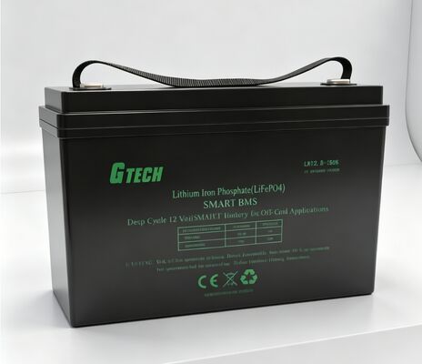 সৌর শক্তি সঞ্চয়ের জন্য 6000 সাইকেল সহ 12.8V 150Ah LiFePO4 ব্যাটারি