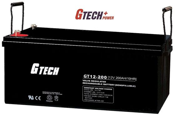 12V 200Ah AGM VRLA নিয়ন্ত্রিত লিড অ্যাসিড ব্যাটারি সোলার পাওয়ার সিস্টেম, UPS, টেলিযোগাযোগ, অ্যাক্সেস কন্ট্রোল ডিভাইসের জন্য