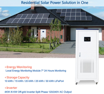 6kw Solar Power Station Power Inverter  with LiFePO4 Battery